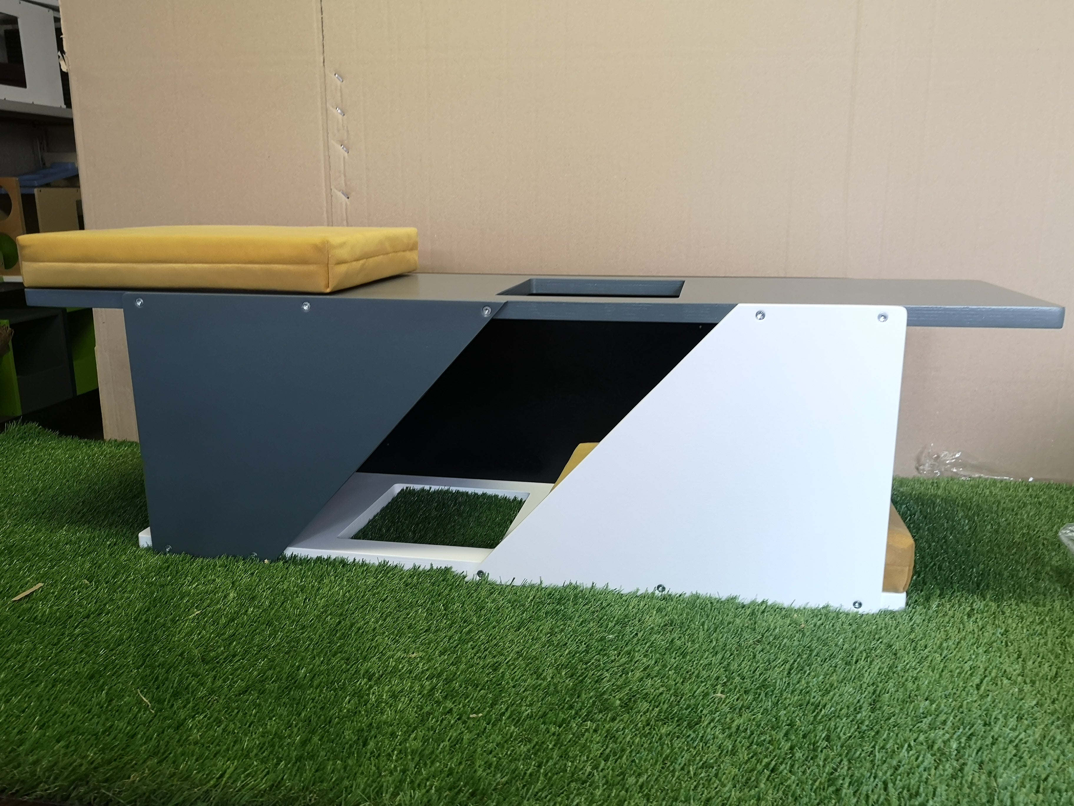 Cat Wall Shelf Bed - Sharp Tunnel - Scratchy Things Premium Pet Furniture