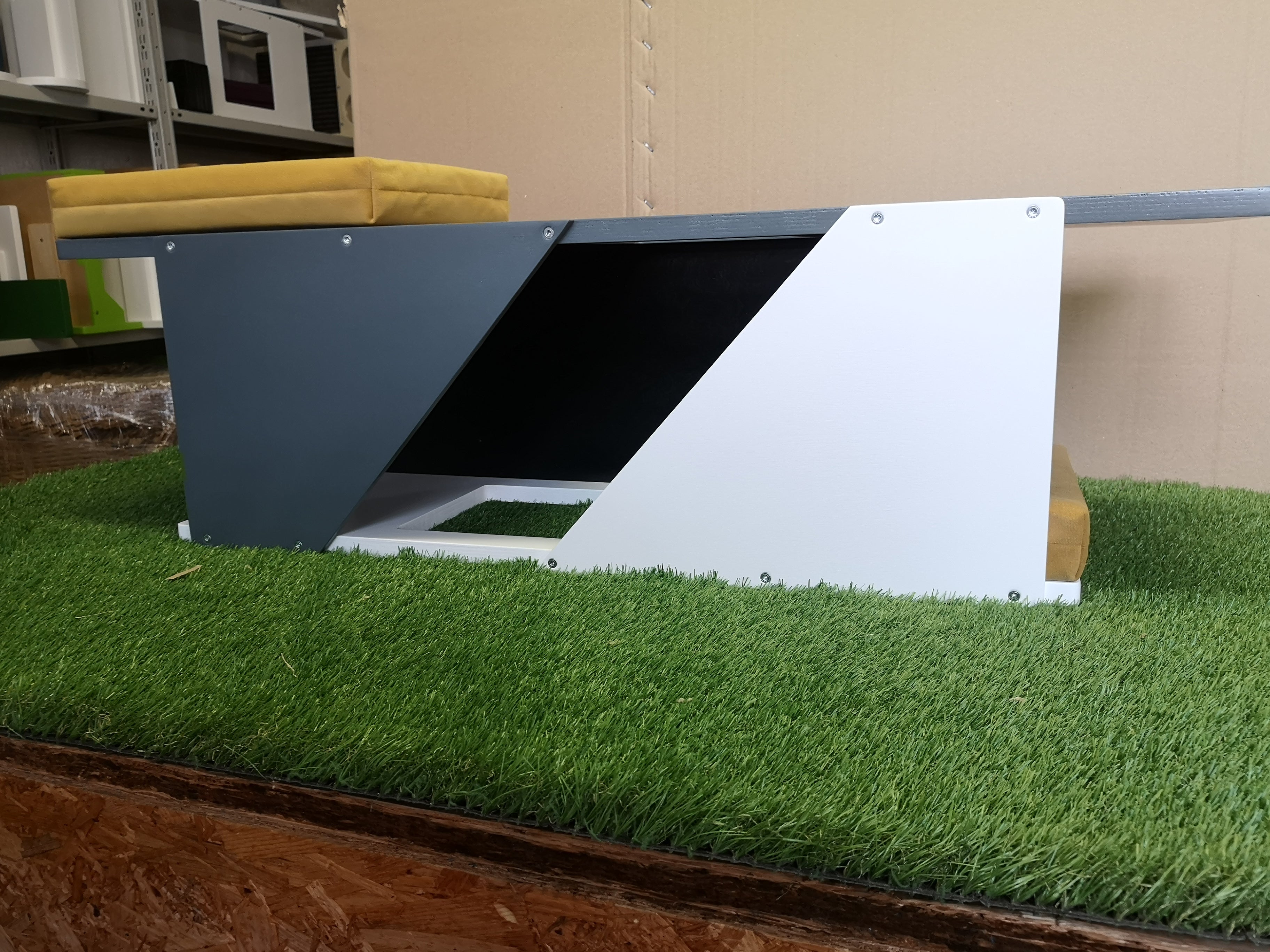 Cat Wall Shelf Bed - Sharp Tunnel - Scratchy Things Premium Pet Furniture