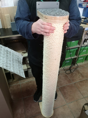 Cat Wall Scratching Pole Post Shelf - Wally Post - scratching pole - Scratchy Things Premium Pet Furniture