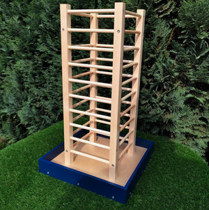 Rabbit Hay Rack Feeder Tower - Nibbler HayTower - Scratchy Things Premium Pet Furniture