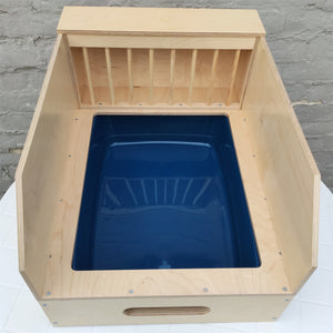 Rabbit Hay Feeder Litter box - Nibbler NaughtyVille 2in1 - Scratchy Things Premium Pet Furniture