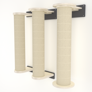 Cat Wall Scratching Pole Post Shelf - Mounty Chonk - Scratchy Things Premium Pet Furniture