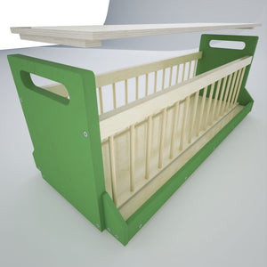 Rabbit Hay Rack Feeder Tower - Nibbler HayBuffet - Scratchy Things Premium Pet Furniture