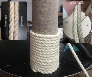 Cat Wall Scratching Pole Post Shelf - Mounty Post - Scratchy Things Premium Pet Furniture