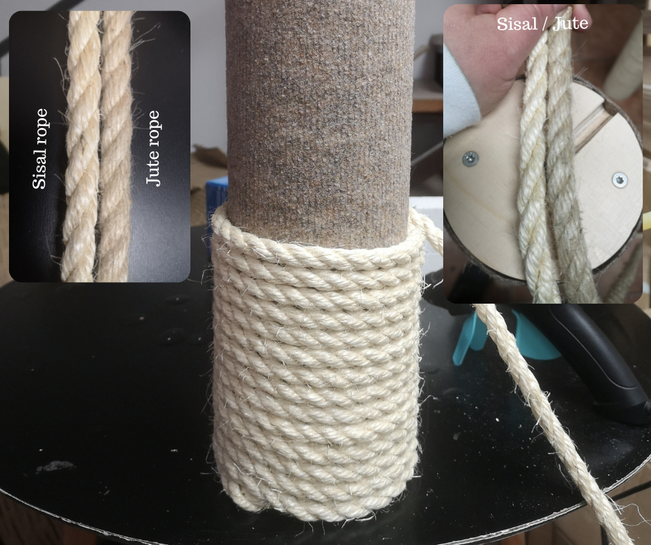 Cat Wall Scratching Pole Post Shelf - Mounty Post - Scratchy Things Premium Pet Furniture