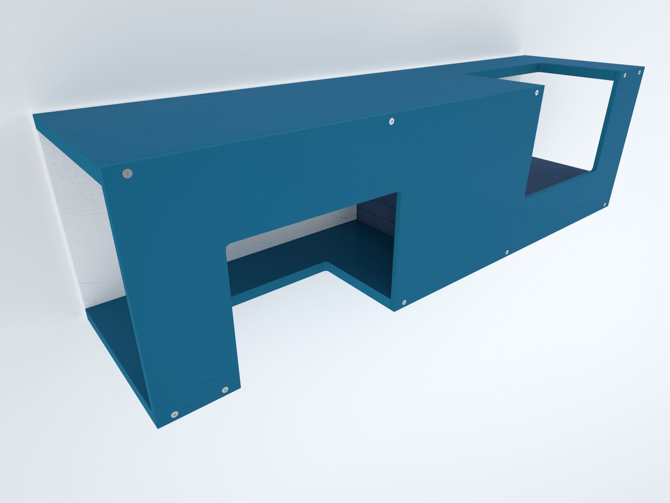 Cat Wall Shelf Bed Tunnel - Wally Mezzanine - Scratchy Things Premium Pet Furniture