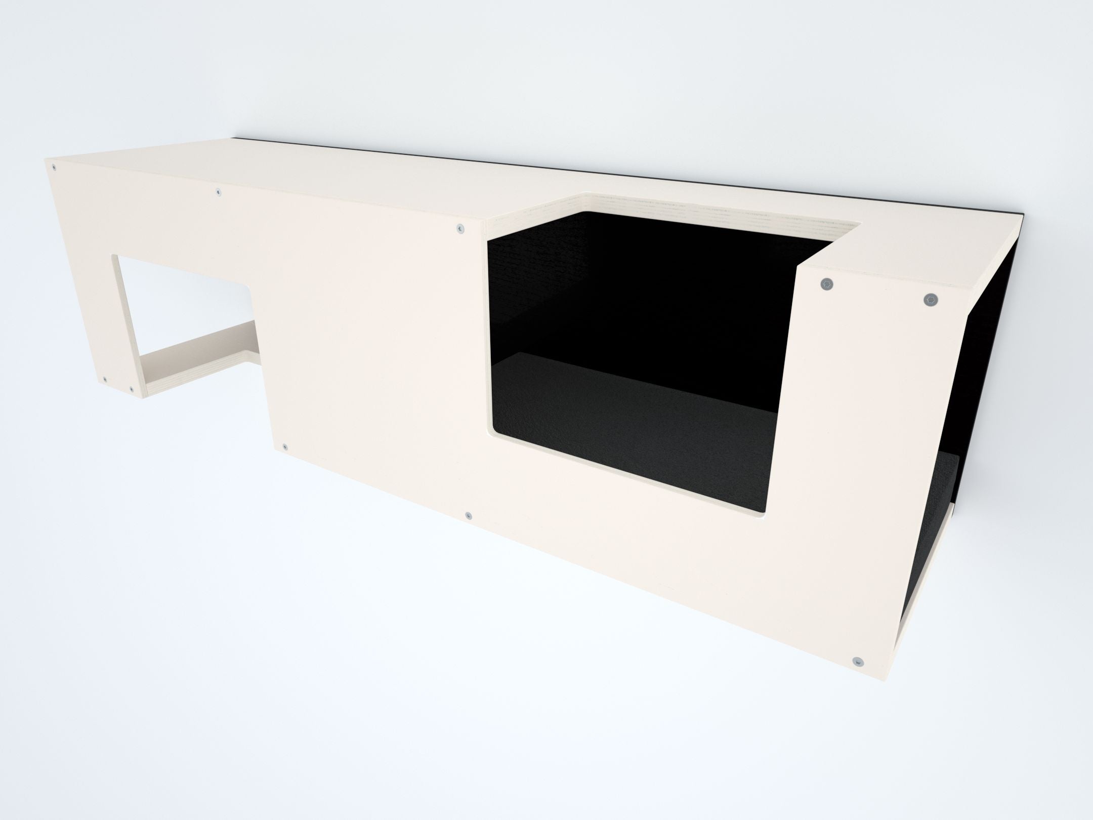 Cat Wall Shelf Bed Tunnel - Wally Mezzanine - Scratchy Things Premium Pet Furniture