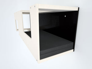 Cat Wall Shelf Bed Tunnel - Wally Mezzanine - Scratchy Things Premium Pet Furniture