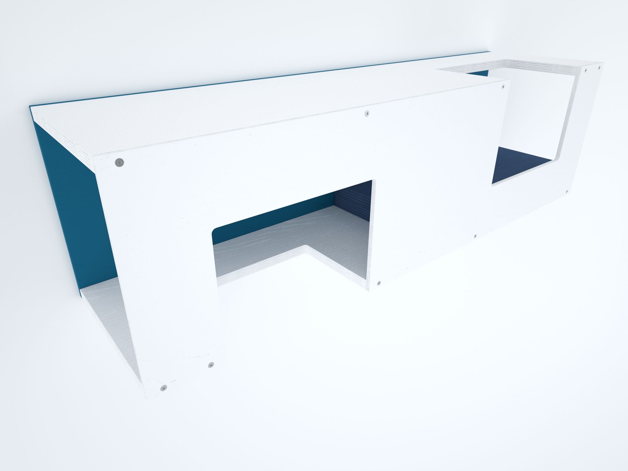 Cat Wall Shelf Bed Tunnel - Wally Mezzanine - Scratchy Things Premium Pet Furniture