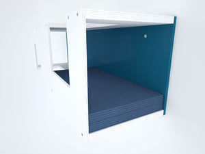 Cat Wall Shelf Bed Tunnel - Wally Mezzanine - Scratchy Things Premium Pet Furniture