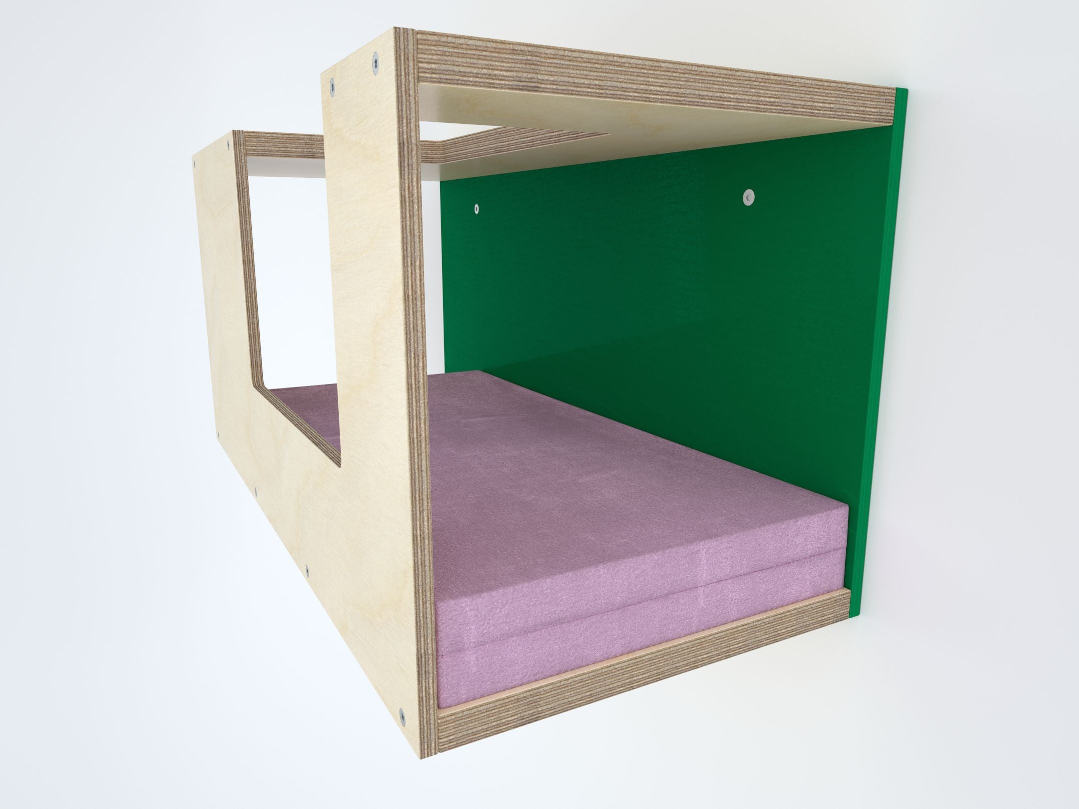 Cat Wall Shelf Bed - Wally Mezzanine Mini - Scratchy Things Premium Pet Furniture