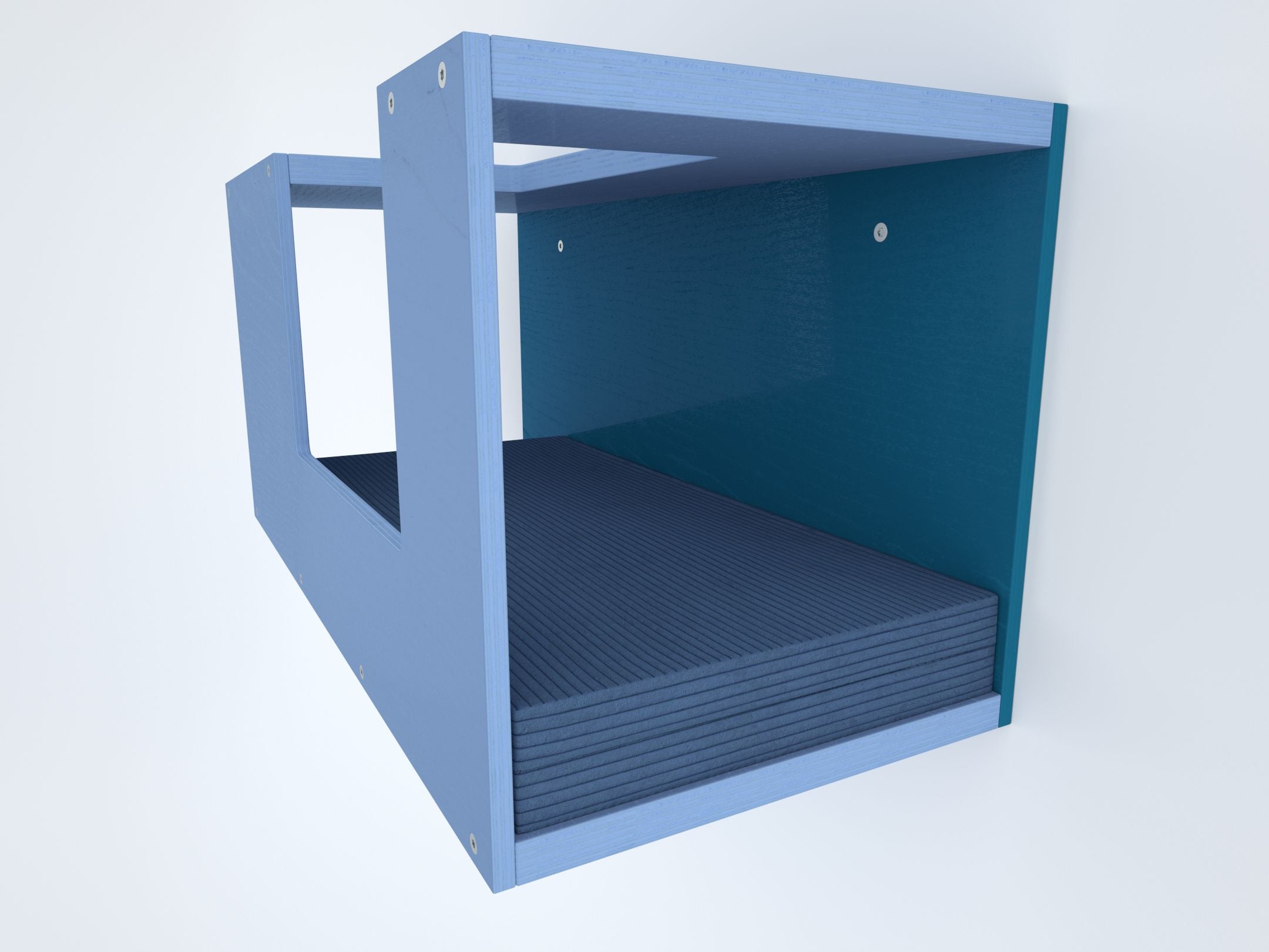 Cat Wall Shelf Bed - Wally Mezzanine Mini - Scratchy Things Premium Pet Furniture