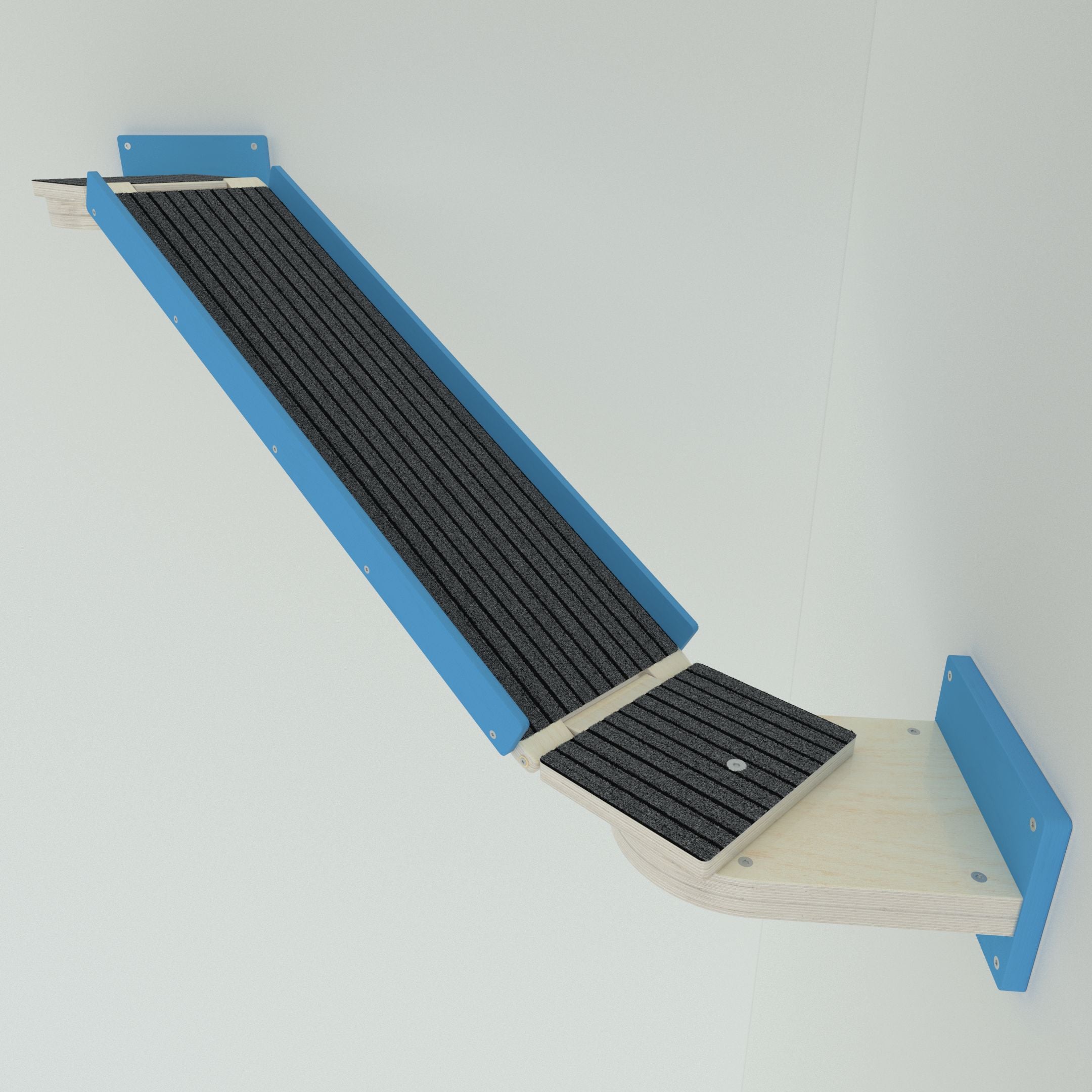 Cat Wall Bridge Ramp Shelf Step - Wally Link - Scratchy Things Premium Pet Furniture