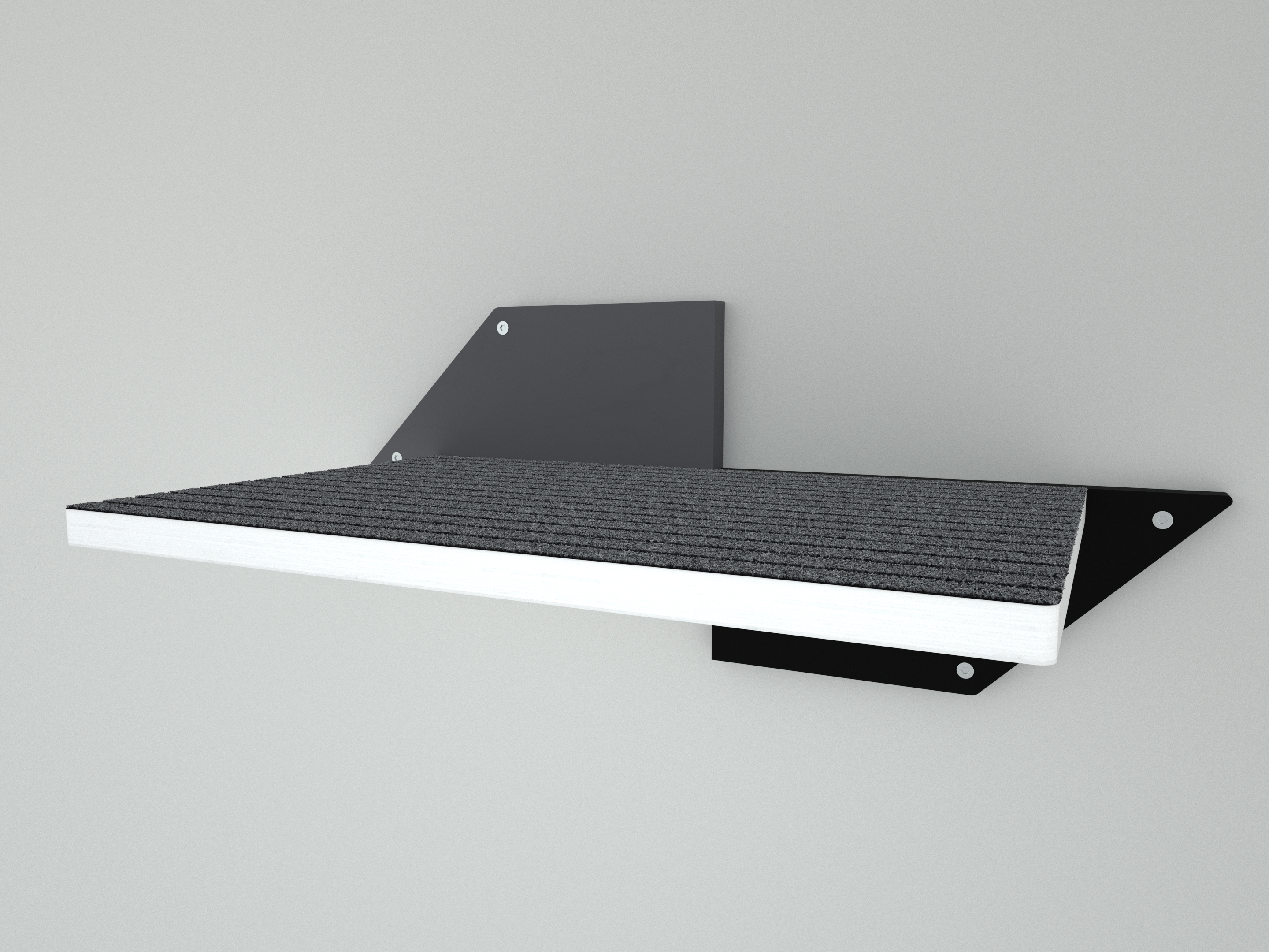 Cat Wall Shelf - Sharp Flat - Scratchy Things Premium Pet Furniture