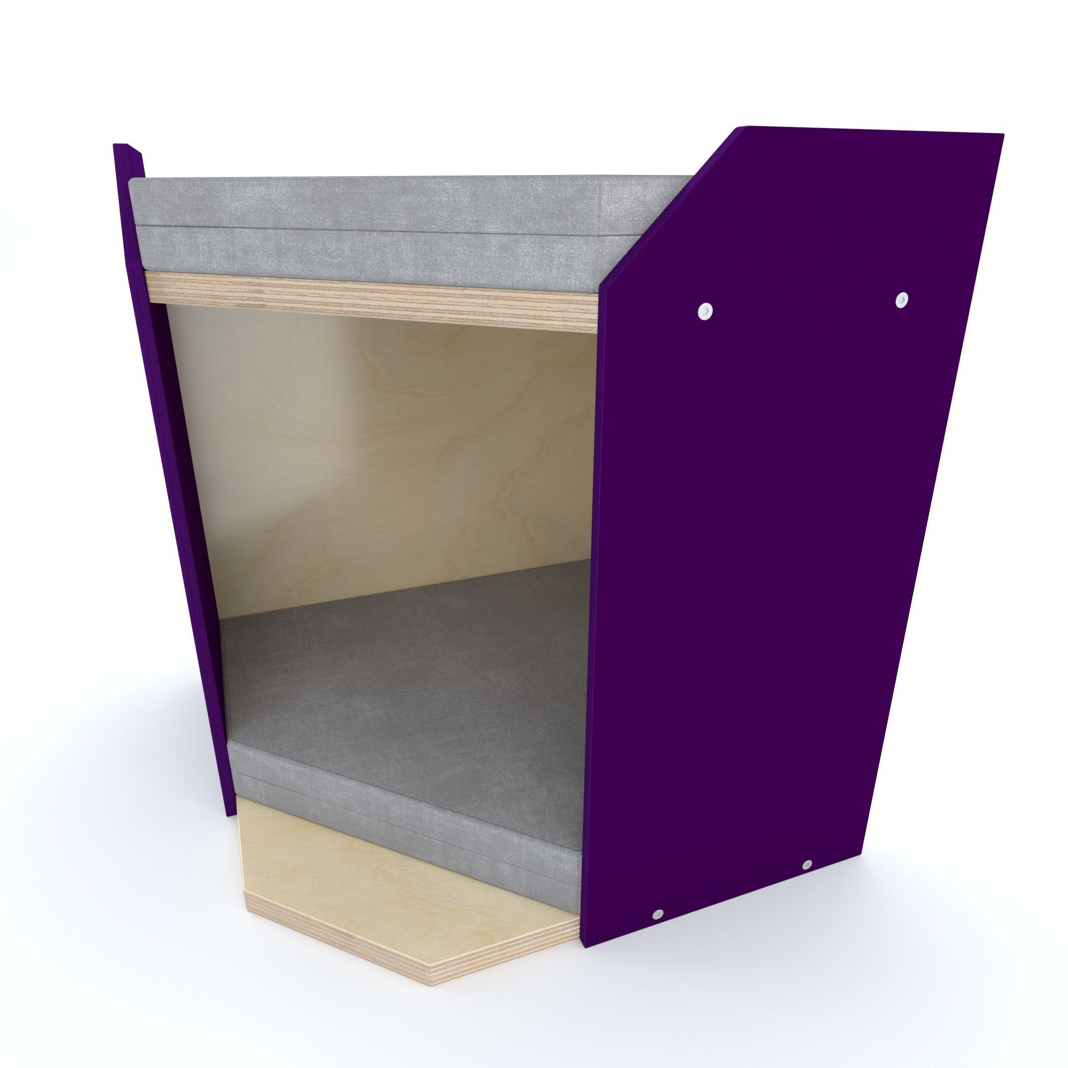 Big Cat Wall Shelf Bed Box - Wally BigCat CornerBox Double Decker - Scratchy Things Premium Pet Furniture