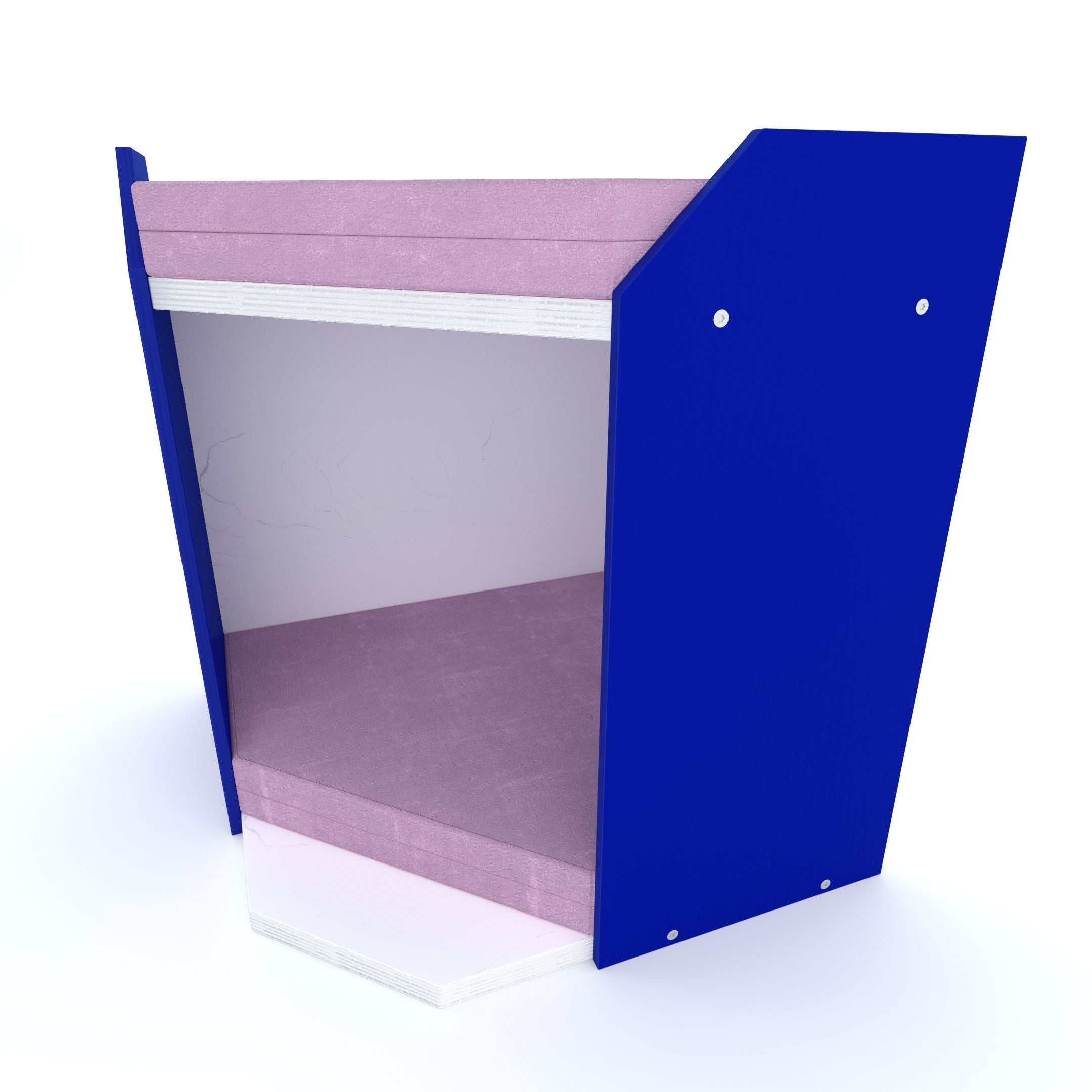 Big Cat Wall Shelf Bed Box - Wally BigCat CornerBox Double Decker - Scratchy Things Premium Pet Furniture
