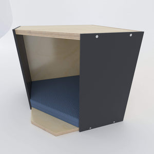 Big Cat Wall Shelf Bed Box - Wally BigCat CornerBox Plus - Scratchy Things Premium Pet Furniture