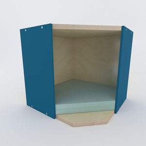 Big Cat Wall Shelf Bed Box - Wally BigCat CornerBox Plus - Scratchy Things Premium Pet Furniture