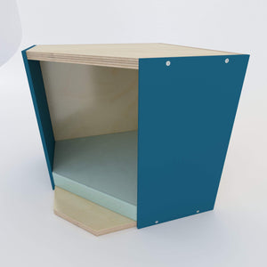 Big Cat Wall Shelf Bed Box - Wally BigCat CornerBox Plus - Scratchy Things Premium Pet Furniture