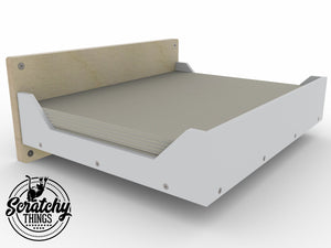 Big Cat Wall Shelf Bed Bundle - Wally BigCat Flat Plus Double Bundle - Scratchy Things Premium Pet Furniture