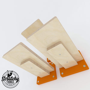 Big Cat Wall Shelf Bed Bundle - Wally BigCat Stacker Bundle - Scratchy Things Premium Pet Furniture