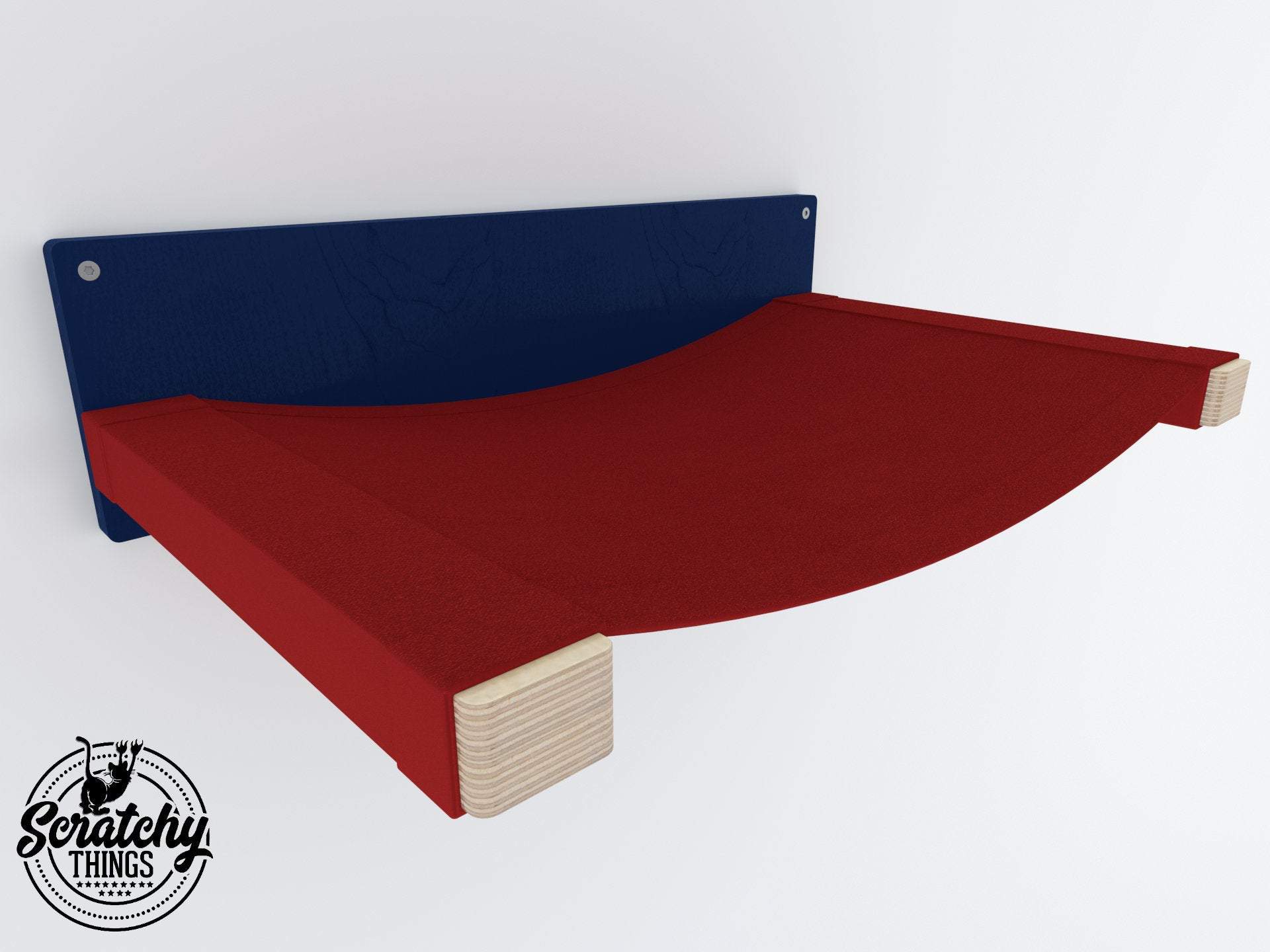 Big Cat Wall Shelf Bed Hammock - Wally BigCat Cot - Scratchy Things Premium Pet Furniture