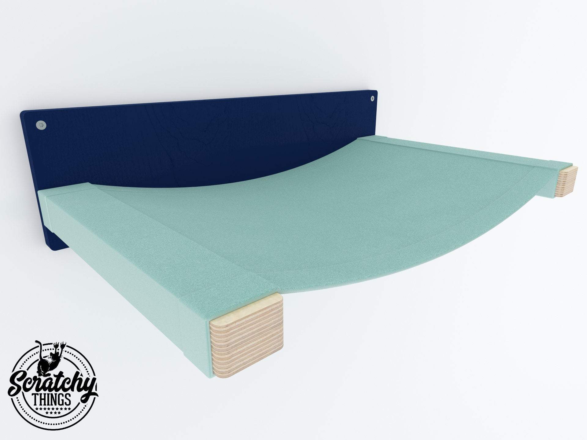 Big Cat Wall Shelf Bed Hammock - Wally BigCat Cot - Scratchy Things Premium Pet Furniture