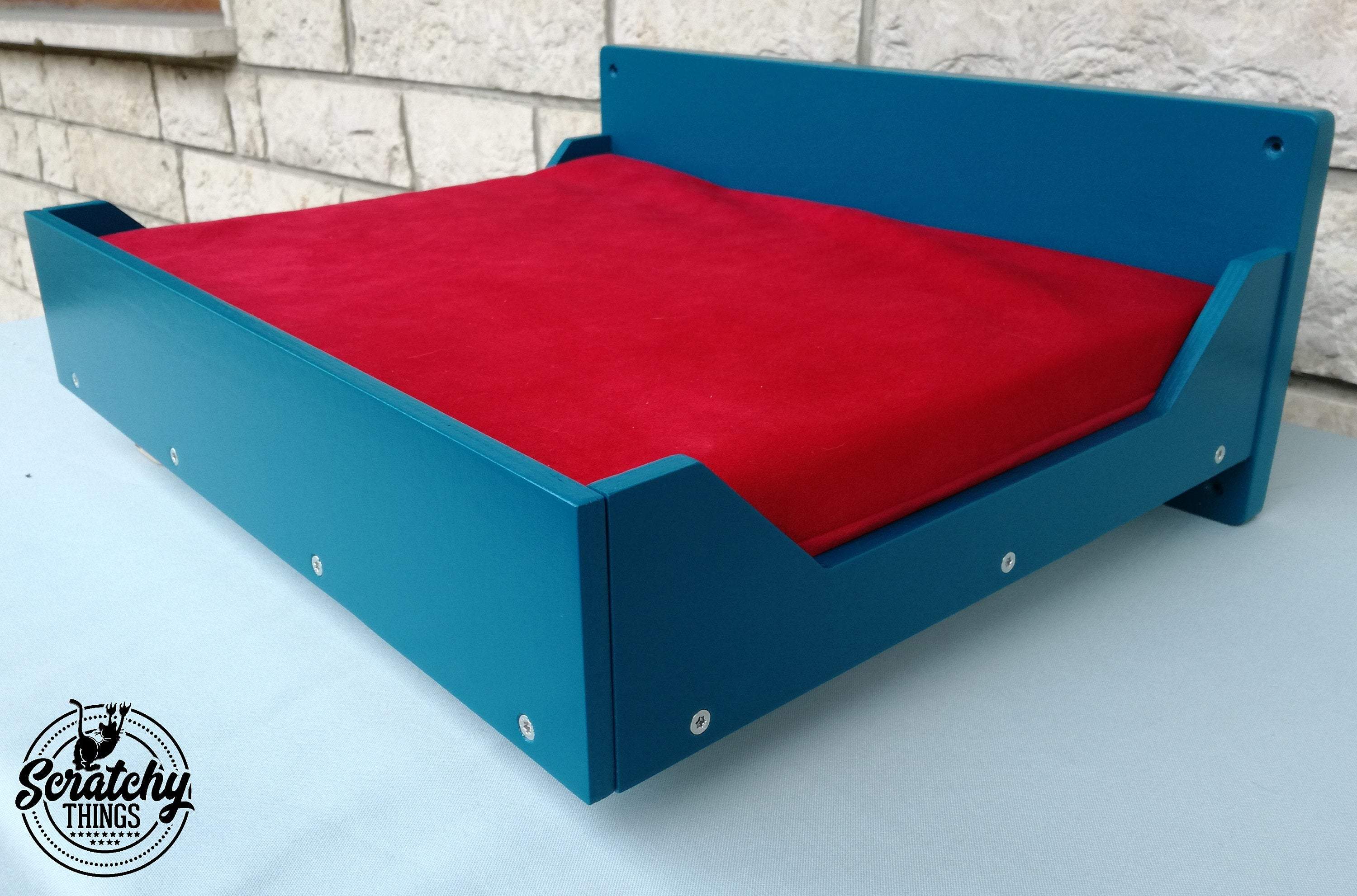 Big Cat Wall Shelf Bed - Wally BigCat Flat Plus - Scratchy Things Premium Pet Furniture