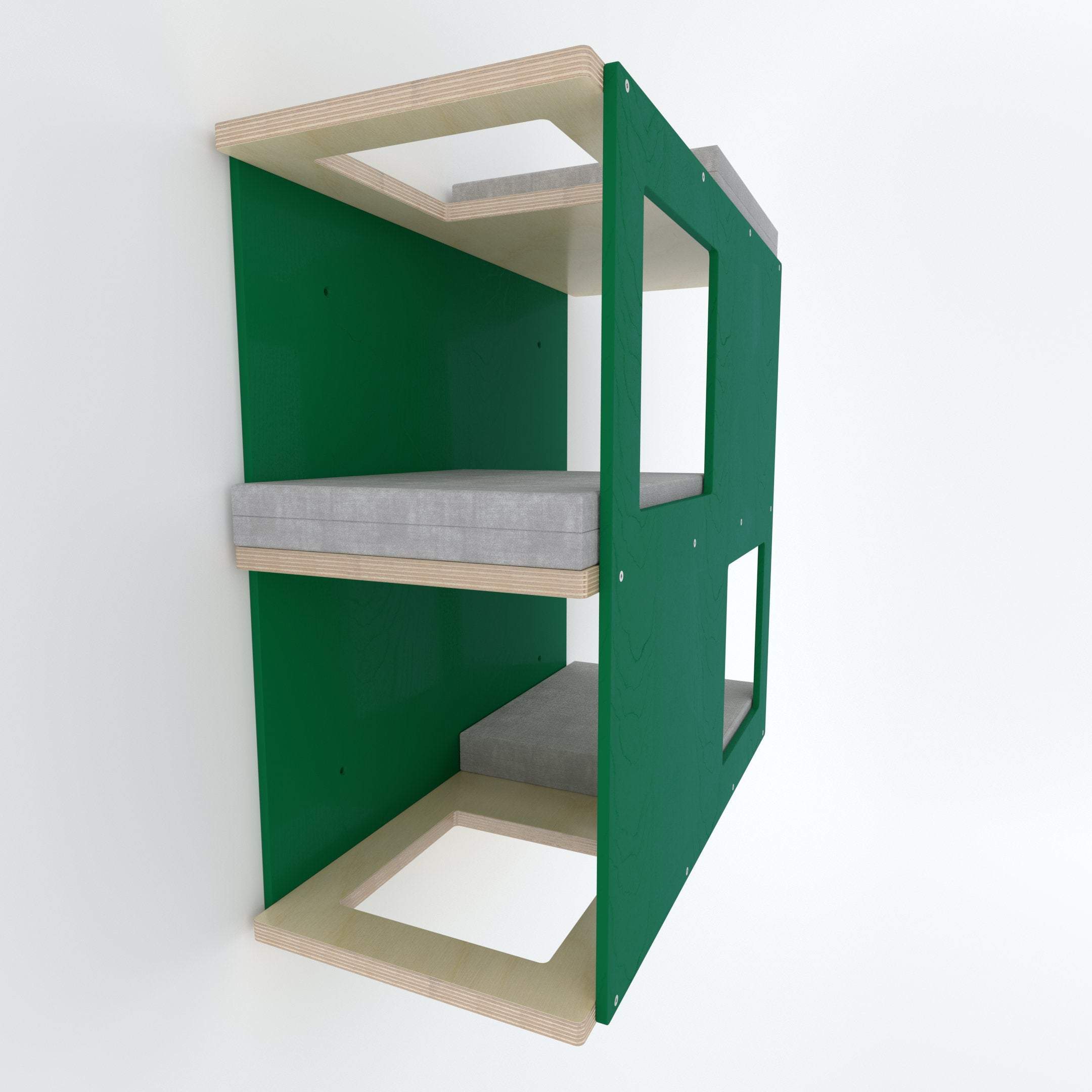 Big Cat Wall Shelf Bed - Wally BigCat Loft - Scratchy Things Premium Pet Furniture