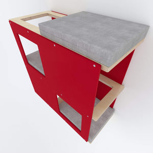 Big Cat Wall Shelf Bed - Wally BigCat Loft - Scratchy Things Premium Pet Furniture