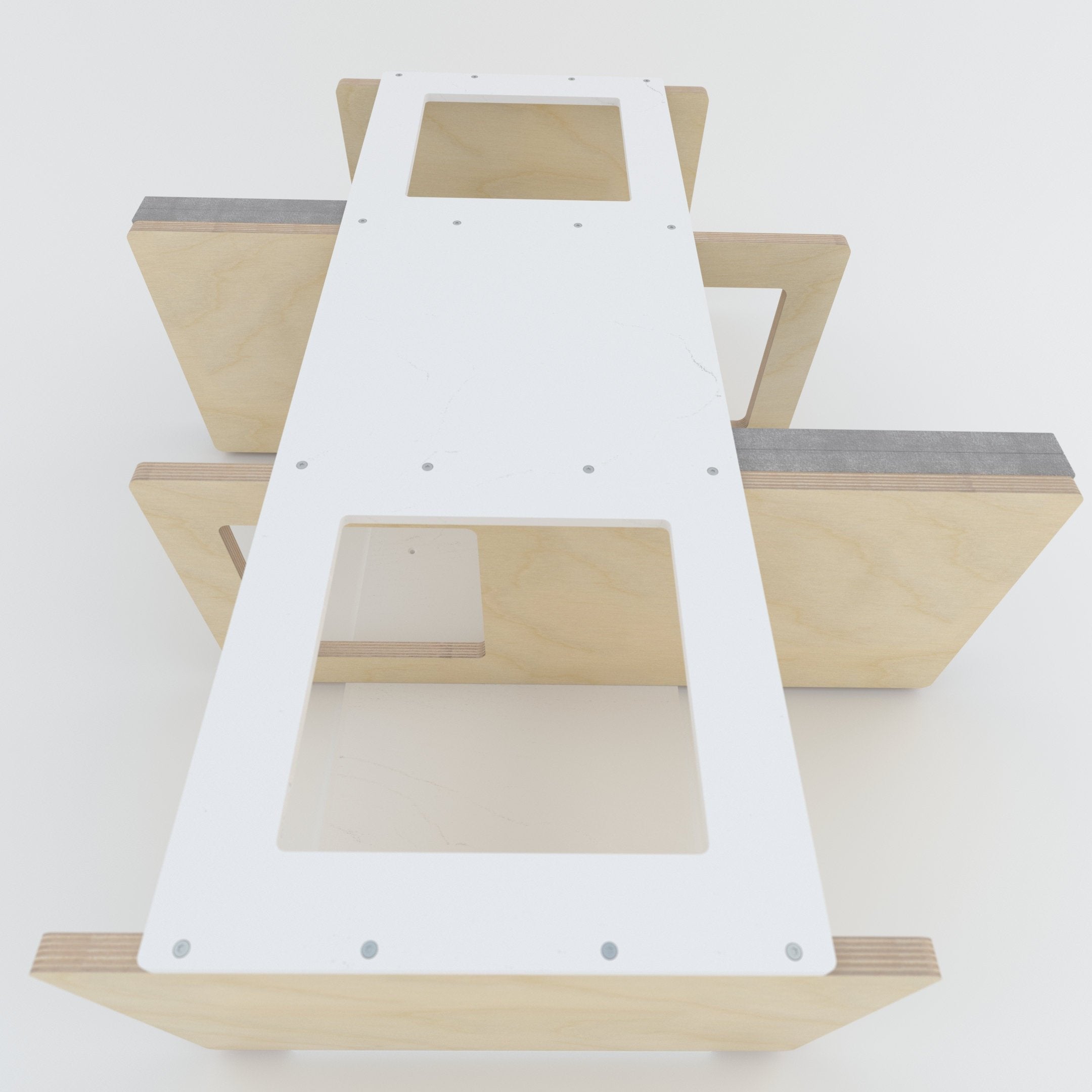 Big Cat Wall Shelf Bed - Wally BigCat Stacker - Scratchy Things Premium Pet Furniture