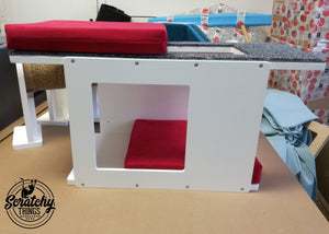 Big Cat Wall Shelf Bed - Wally Bigcat Tunnel Mini - Scratchy Things Premium Pet Furniture