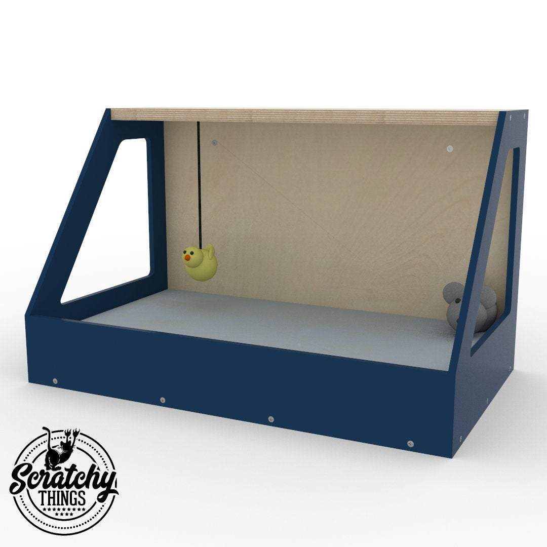 Big Cat Wall Shelf Bed - Wally Perch - Scratchy Things Premium Pet Furniture