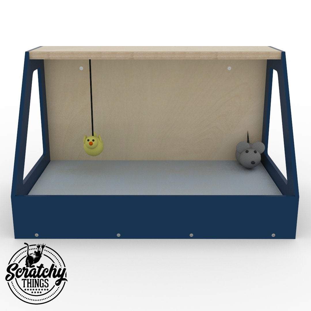 Big Cat Wall Shelf Bed - Wally Perch - Scratchy Things Premium Pet Furniture