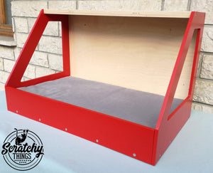 Big Cat Wall Shelf Bed - Wally Perch - Scratchy Things Premium Pet Furniture