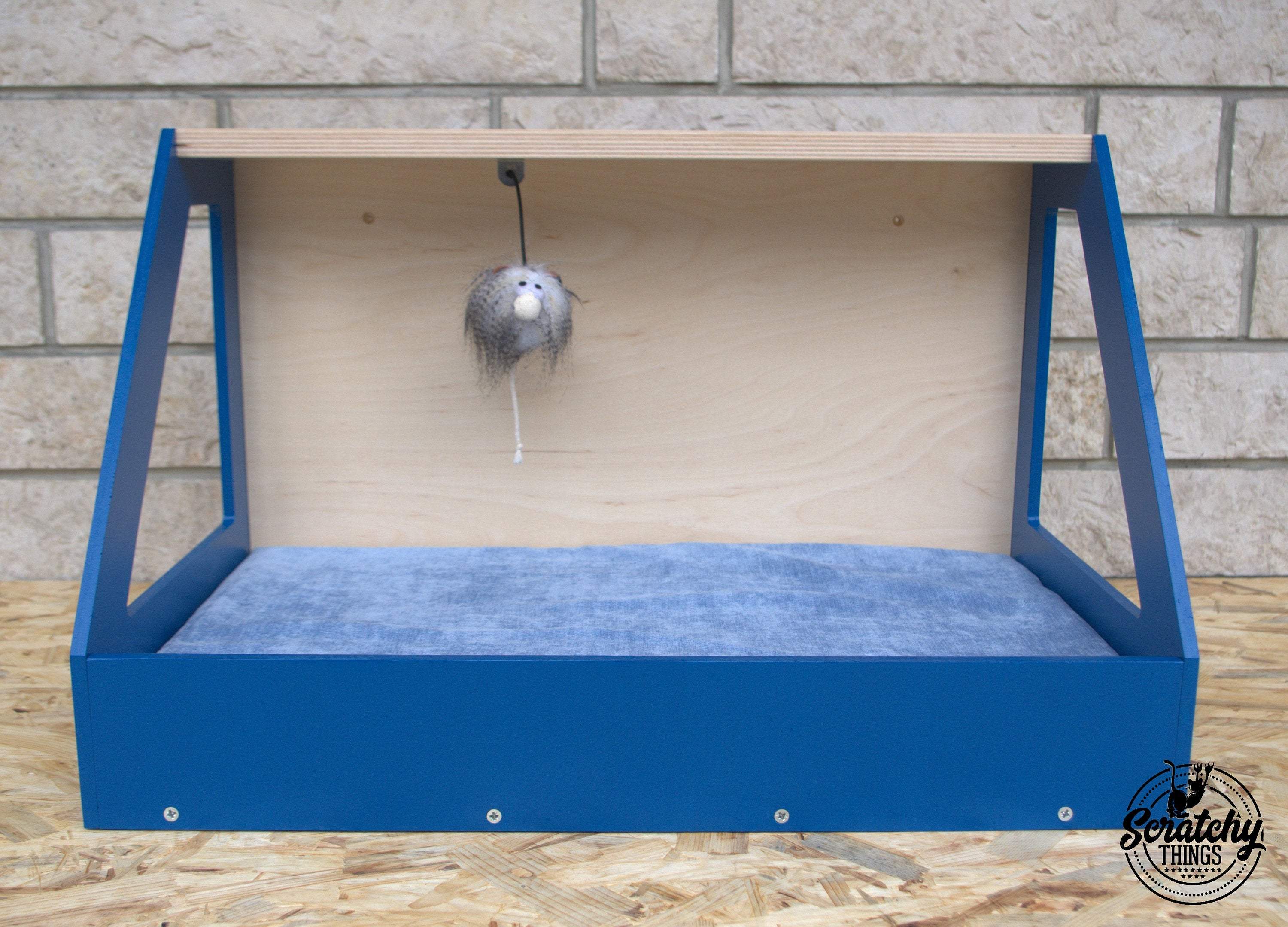 Big Cat Wall Shelf Bed - Wally Perch - Scratchy Things Premium Pet Furniture