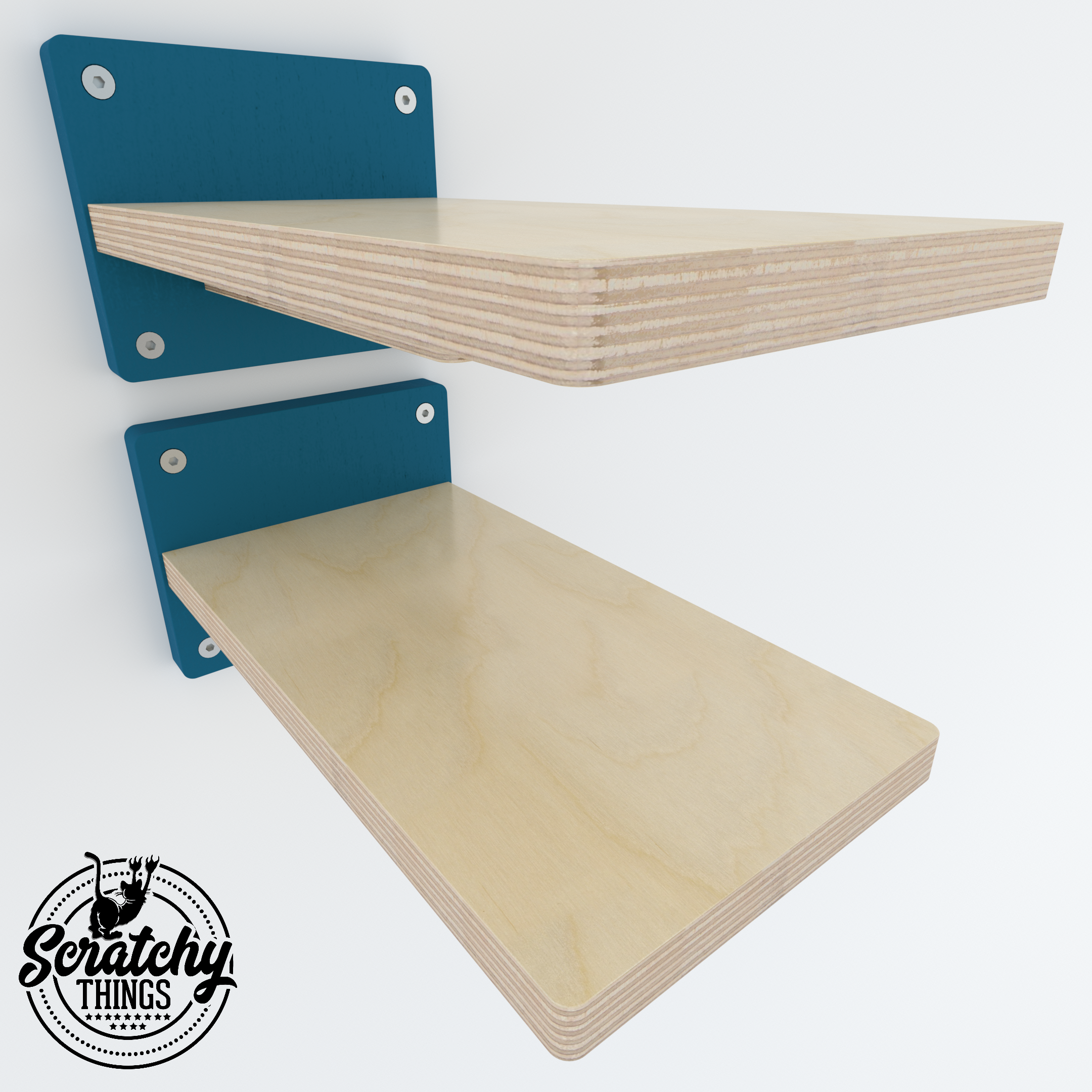 Car Wall Step Shelf - Wally 1-Step - Scratchy Things Premium Pet Furniture