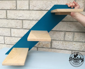 Car Wall Step Stairs - Wally 3-Step - Scratchy Things Premium Pet Furniture