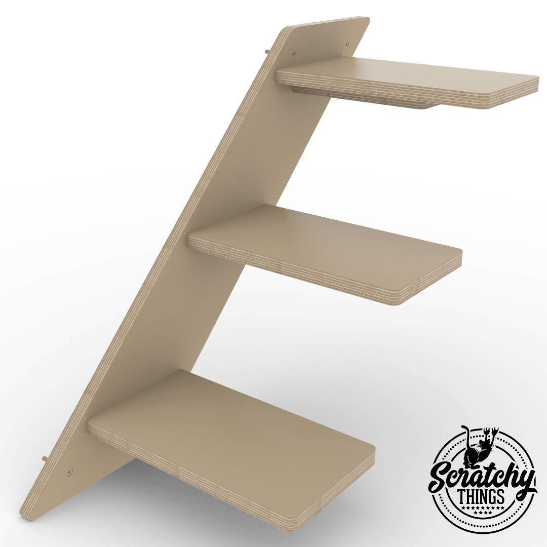 Car Wall Step Stairs - Wally 3-Step - Scratchy Things Premium Pet Furniture