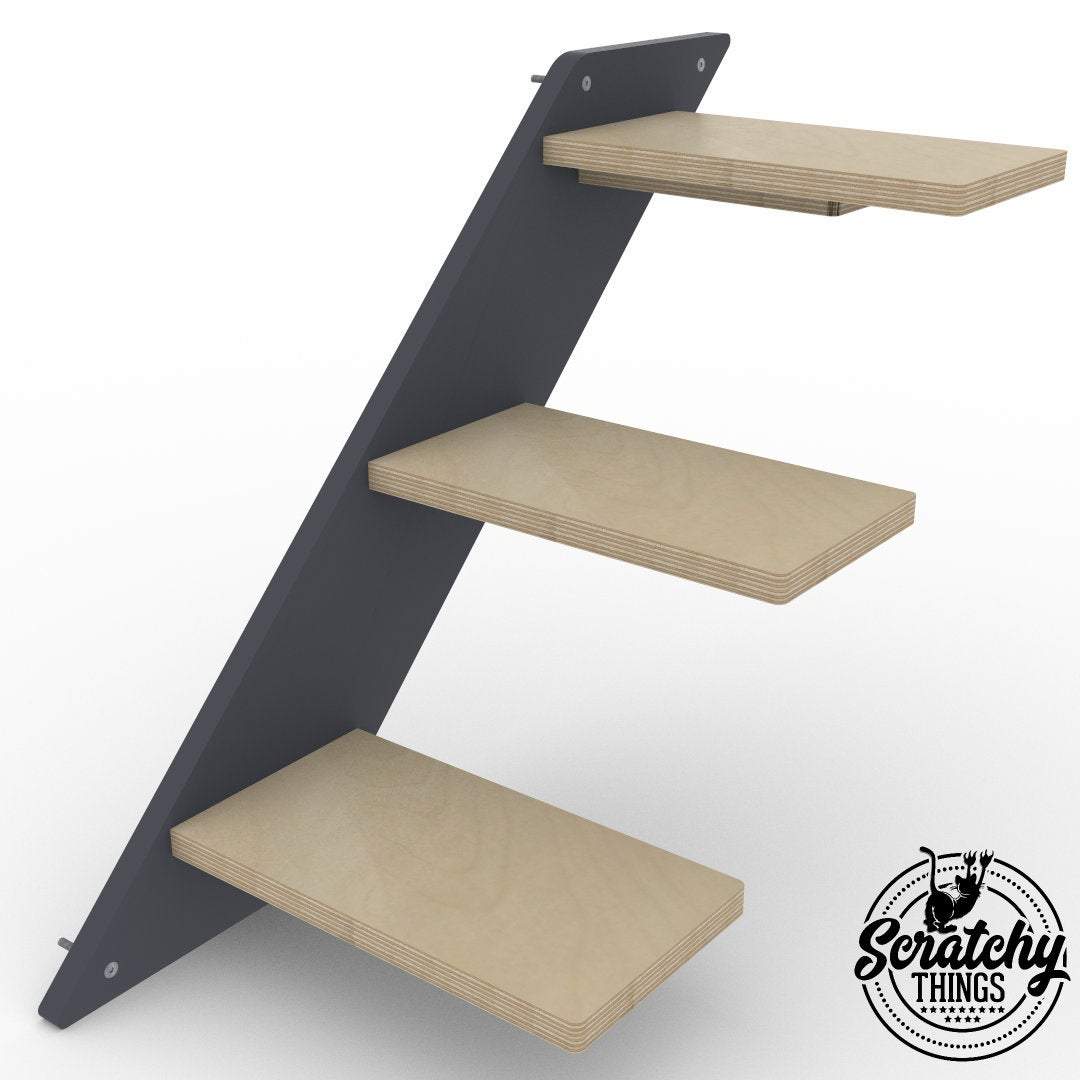 Car Wall Step Stairs - Wally 3-Step - Scratchy Things Premium Pet Furniture