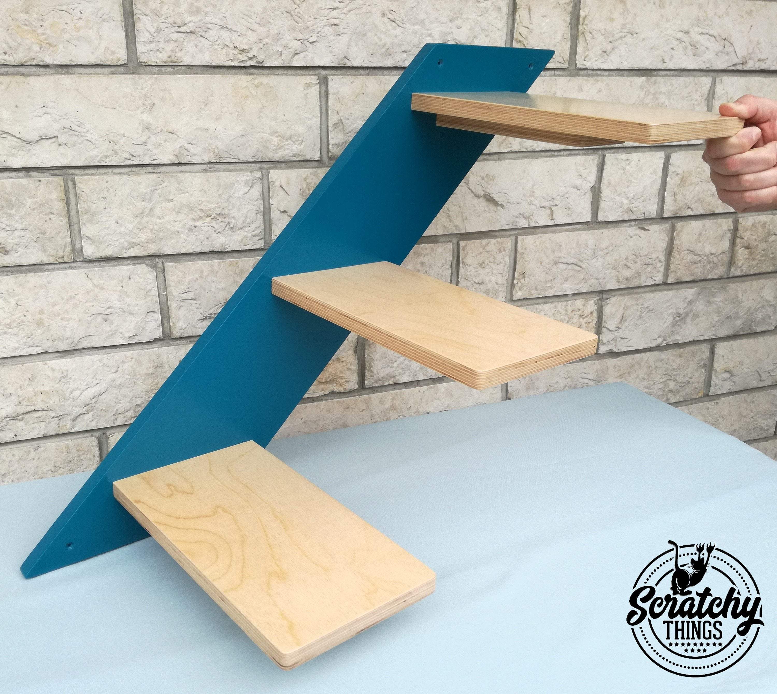 Car Wall Step Stairs - Wally 3-Step - Scratchy Things Premium Pet Furniture