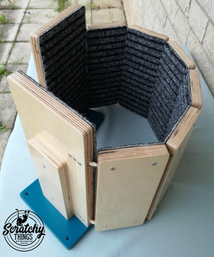 Cat Bridge Shelf Step Wide - Wally WideBridge (1Step - 1Step mount) - Scratchy Things Premium Pet Furniture