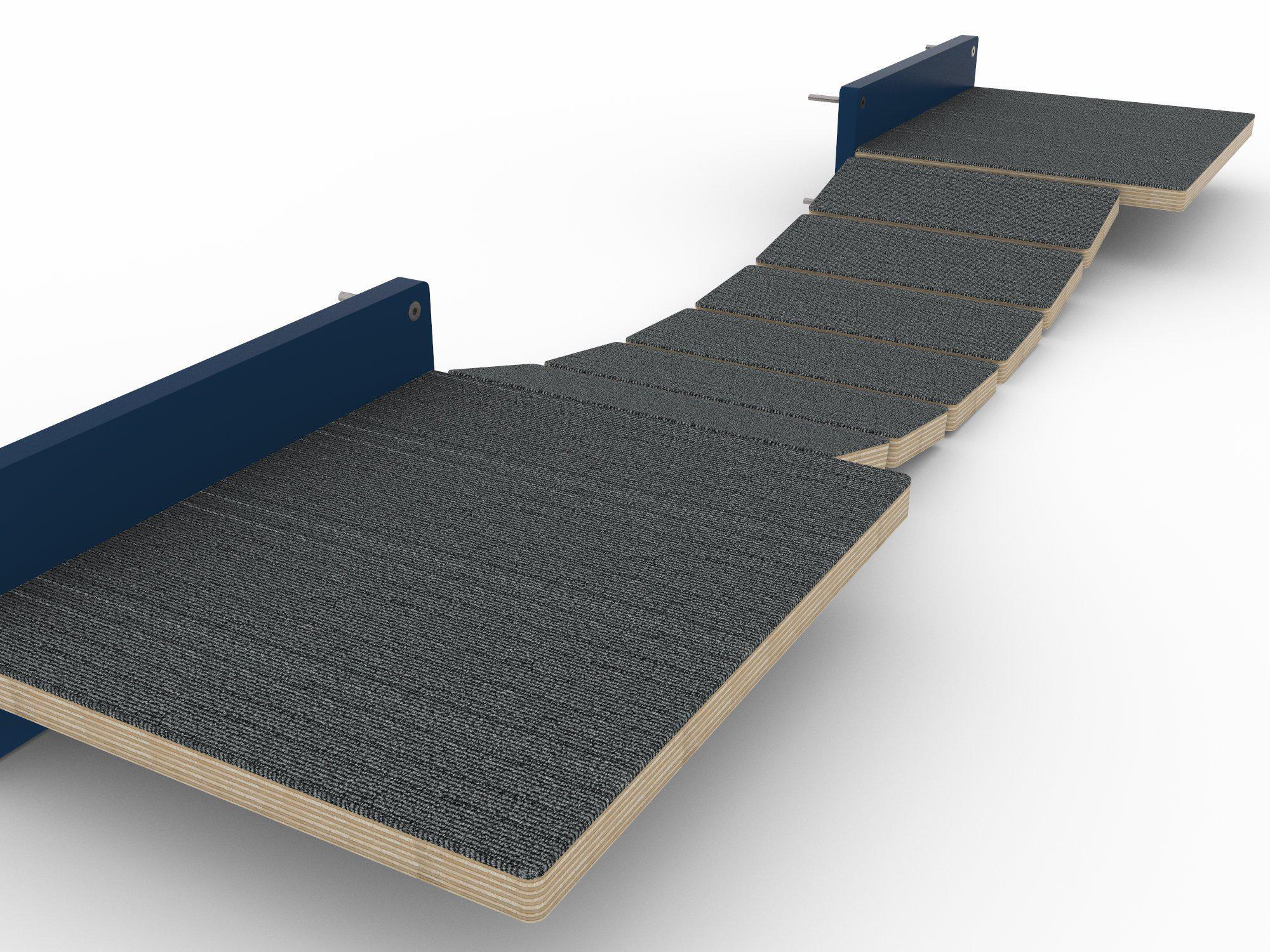 Cat Bridge Shelf Step Wide - Wally WideBridge (Flat - Flat mount) - Scratchy Things Premium Pet Furniture