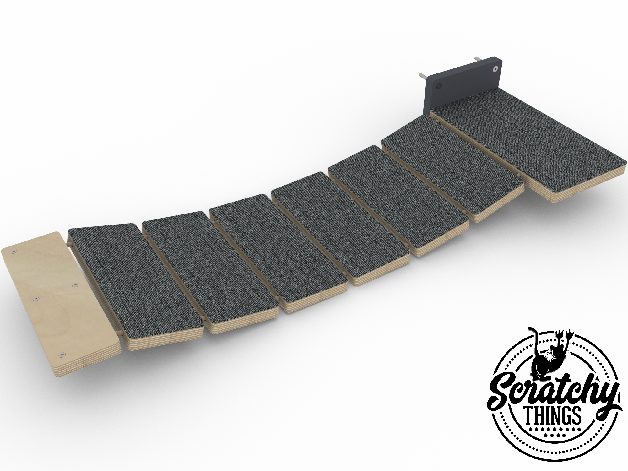 Cat Bridge Shelf Step Wide - Wally WideBridge - Scratchy Things Premium Pet Furniture