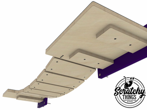 Cat Bridge Shelf Step Wide - Wally WideBridge - Scratchy Things Premium Pet Furniture