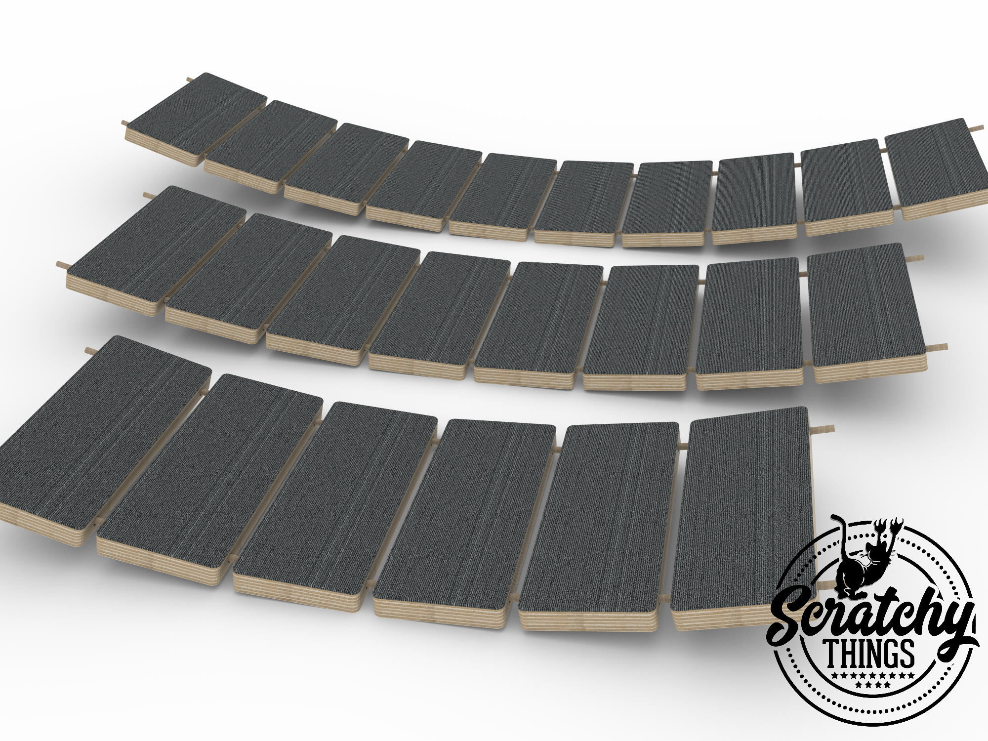 Cat Bridge Shelf Step Wide - Wally WideBridge - Scratchy Things Premium Pet Furniture