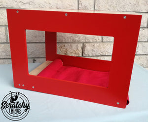 Cat Ceiling Shelf Bed Hammock - Wally Top Cot - Scratchy Things Premium Pet Furniture