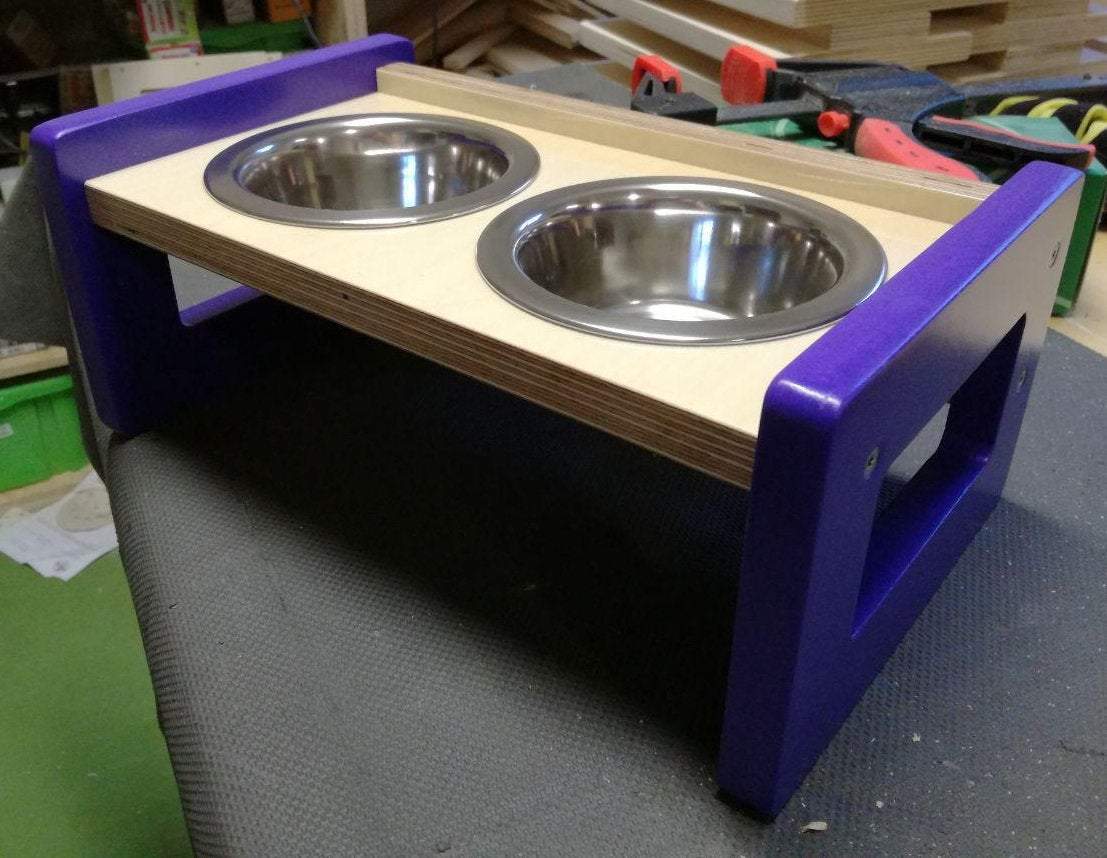 Cat Floor Feeder - Floory Brunch - Scratchy Things Premium Pet Furniture