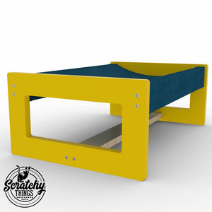 Cat Floor Hammock - Floory Lazy - Scratchy Things Premium Pet Furniture