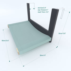 Cat Radiator Bed Hammock - Toasty BigCat Cot - Scratchy Things Premium Pet Furniture